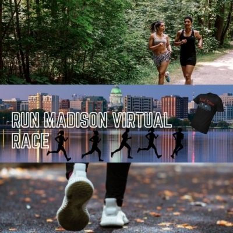 Run Madison Virtual Race Madison, WI 10k 5k Half Marathon
