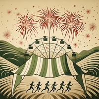 Greene Labor Day 5k - Greene, NY - Firefly_a_logo_for_a_5k_run_featuring_a_green_and_white_striped_carnival_tent__red_white___blue_fire__1_.jpg