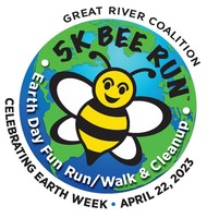 2023 Earth Day 5K Bee Run Walk River Cleanup - Minneapolis, MN - Bee_Run_Logo_2023.jpg