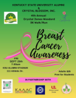 4th Annual  KSU & Crystal Blossom Inc. Breast Cancer Awareness Walk/Run - Frankfort, KY - race150480-logo.bKTTkp.png