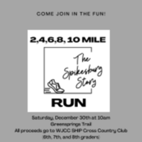 The Spikesburg Story 2, 4, 6, 8, 10 mile run and walk (all proceeds to support WJCC SHIP Cross Country Clubs) - Williamsburg, VA - race156742-logo.bLzl3j.png