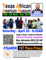 Texas African American museum 5K Walk/Run - Featuring Michael Bishop - Tyler, TX - race160738-logo.bL2IIm.png