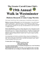 19th Annual Walk in Westminster Challenge - Westminster, MD - race164035-logo-0.bMi93E.png