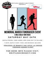 Memorial March - 5 mile walk, Run, or Ruck - Fundraiser Event - Onalaska, WI - genericImage-websiteLogo-229342-1746750197.5468-0.bOhuR1.png