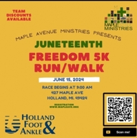 Juneteenth Freedom 5K Run/Walk - Holland, MI - genericImage-websiteLogo-228714-1714010352.9982-0.bMkBJW.jpg