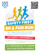 Safe Kids Safety First 5K - Macon, GA - genericImage-websiteLogo-226911-1726663231.799-0.bM6SO_.png