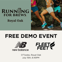 Running For Brews x Fleet Feet x New Balance Demo Event - Royal Oak, MI - genericImage-websiteLogo-232110-1718983706.6067-0.bMDzWA.png