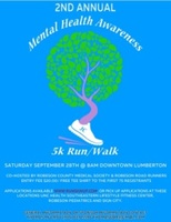 2nd Annual Mental Health Awareness 5K Run/Walk - Lumberton, NC - genericImage-websiteLogo-235301-1723166939.3745-0.bMTxdB.jpg