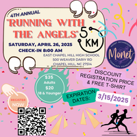 4th Annual Monet Richardson Community Foundation "Running with the Angels" 5K Run & Walk - Chapel Hill, NC - SM_110__1_.png