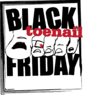 Black Toenail Friday Half Marathon and 7.5 Miler NC - Snow Camp, NC - BTNF_logo.png