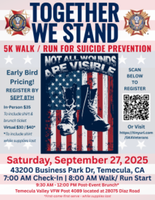 Together We Stand 5K Walk / Run - Temecula, CA - genericImage-websiteLogo-258039-1752263030.2831-0.bOCwL2.png
