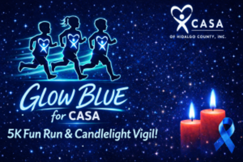 Glow Blue for CASA 15th Annual 5k Fun Run/Walk - Edinburg, TX - Running ...