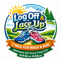 Log Off & Lace Up - 1 Mile Fun Walk & Run! - Bellmore, NY - genericImage-websiteLogo-271663-1770408846.2863-0.bPHKUo.png