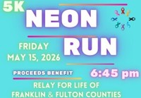 5k Neon Run and 1-Mile Fun Run/Walk presented by Relay For Life of Franklin & Fulton Counties - Greencastle, PA - genericImage-websiteLogo-278196-1773773599.6528-0.bPUAmF.jpg