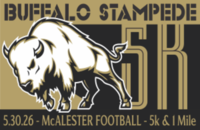 Buffalo Stampede 5k - Mcalester, OK - genericImage-websiteLogo-280595-1776546086.187-0.bP4_eM.png