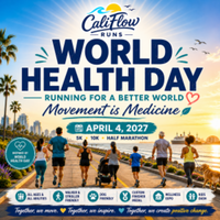 World Health Day:  5K 10K Half Marathon Running for a Better World by Califlow Runs - Long Beach, CA - genericImage-websiteLogo-284436-1780868430.446-0.bQjEvo.png