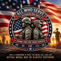 Veterans Day Virtual Race 2026 | 1M, 5K, 10K, Half Marathon & Marathon - Mesa, AZ - genericImage-websiteLogo-285250-1781828758.4022-0.bQniYw.png