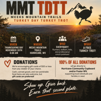 Meeks Mountain Trails Turkey Day Turkey Trot - Hurricane, WV - genericImage-websiteLogo-294877-1792701624.3101-0.bQ2Ns4.png
