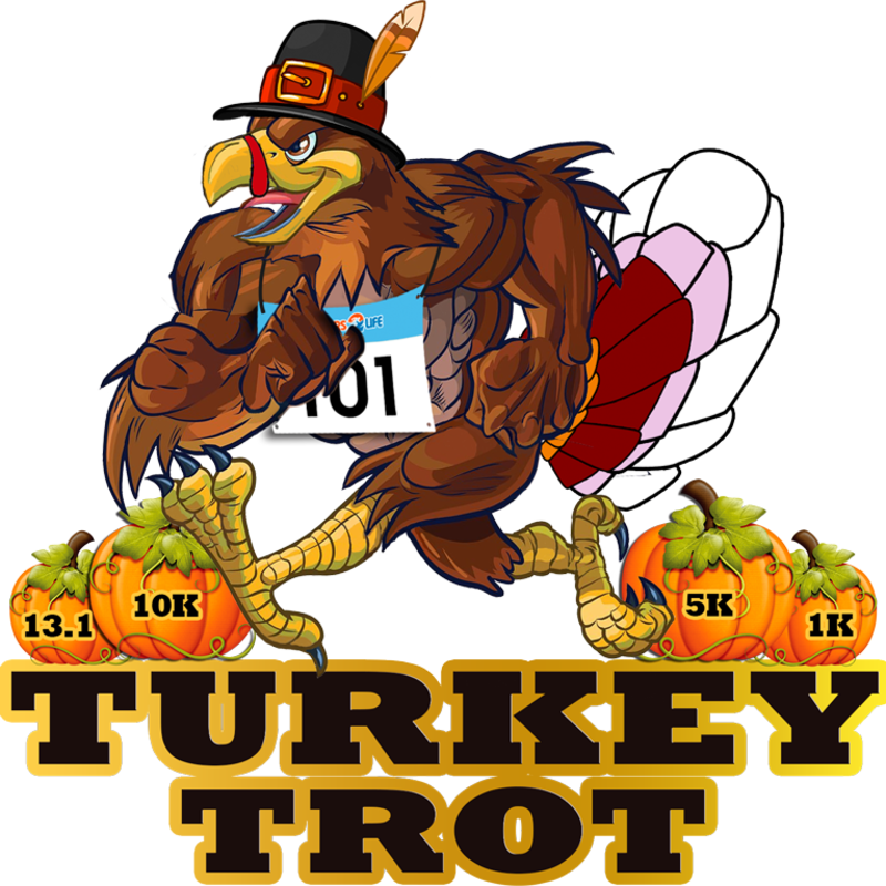 Turkey Trot 13.1 M/10k/5k/1k Remoterun Indianapolis, IN Running