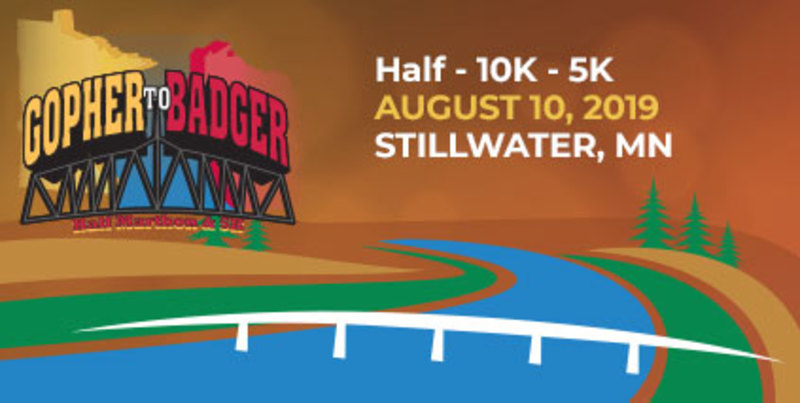 Gopher to Badger Half Marathon - Stillwater, MN - 10k - 5k - Half Marathon