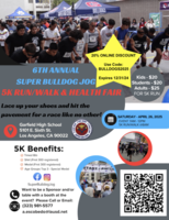 6th Annual Super Bulldog Jog 5K - East Los Angeles, CA - STUDENT_DISCOUNT_FLYER_-_12_31_DEADLINE.png