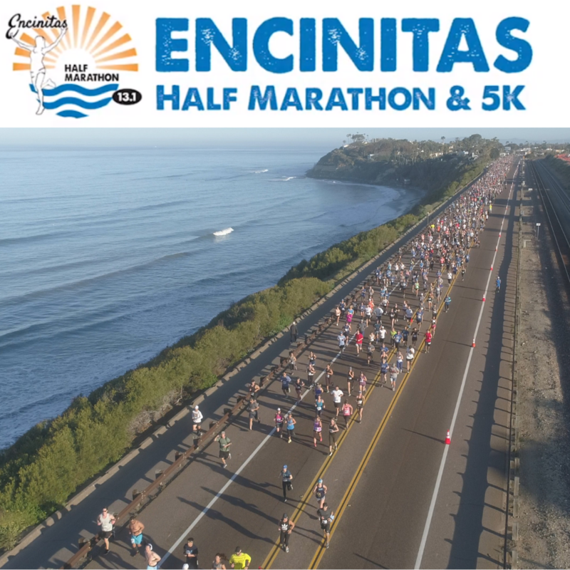 Encinitas Half Marathon & 5K Encinitas, CA 5k Half Marathon