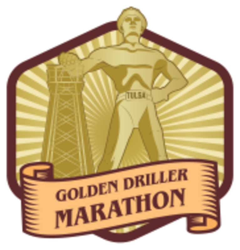 Golden Driller Marathon Tulsa, OK 10k 5k Half Marathon