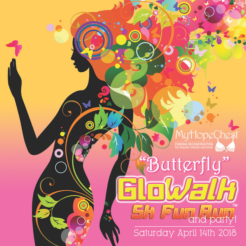 2019 Butterfly Glowalk 5k Fun Run Party Madeira Beach Fl