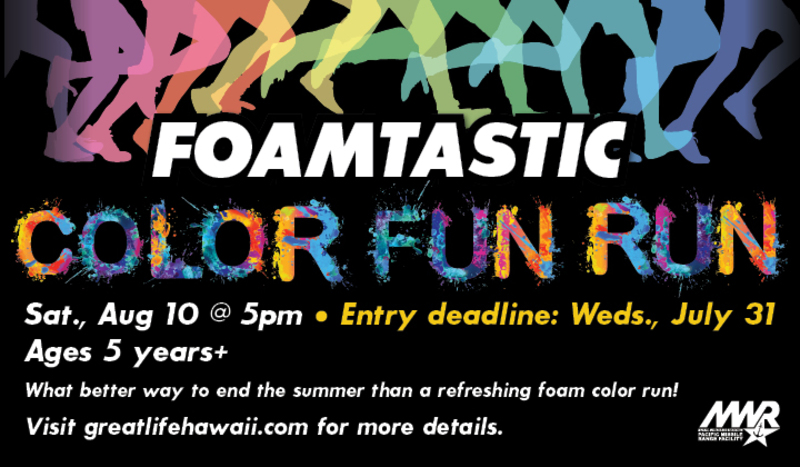 Foamtastic Color Fun Run Walk 2019 Kekaha Hi 5k Running