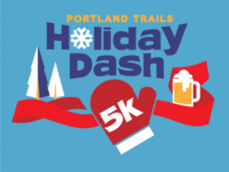 Portland Trails Holiday Dash 5K Portland, ME 5k Running