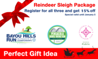 The Reindeer Sleigh Package - Register for all 3 Races (Double Bridge, Bayou Hills, Women's Half) - Pensacola, FL - race84299-logo.bFXSG7.png