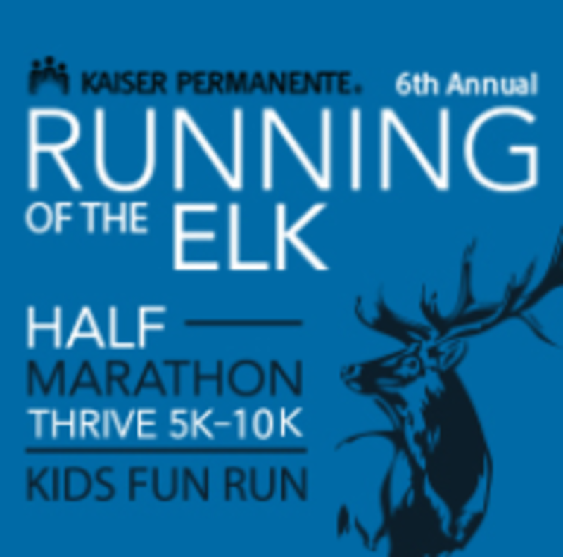 Running of the Elk Elk Grove, CA 5k Half Marathon Running