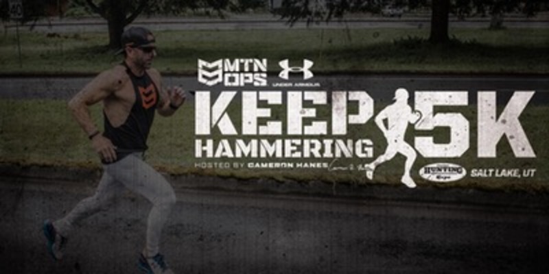 Cameron Hanes Keep Hammering 5k - Salt Lake City, UT - Running